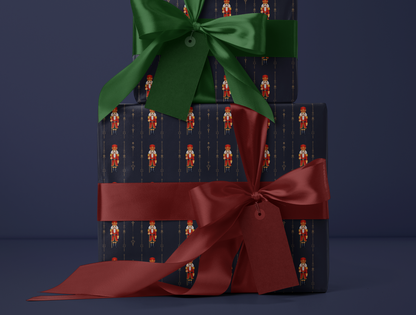 Nutcracker Wrapping Paper |  Christmas Décor