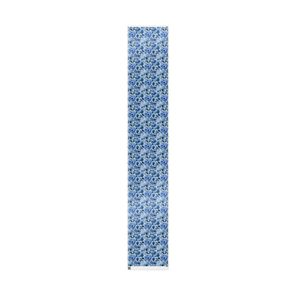 Azzure Floral Toile Wrapping Paper | Floral Design | Vintage Charm | Wedding Gift Wrap | Birthday Present | Seasonal Gift Wrap | Soft Blue